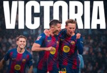 Lewandowski hattrick säkrar segern i Barcelona