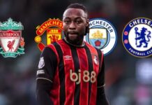 Giant hoppar av Antoine Semenyo-loppet