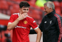 Harry Maguire hyllar Ole Gunnar Solskjaer