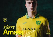 Manchester United skickar Harry Amass till en tuff nedflyttningskamp