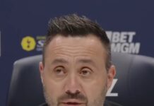 De Zerbi tog bort nödklausulen i Tottenhams kontrakt