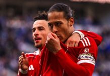 Det var nästan lika läckert som Van Dijks allra första mål i en Liverpool-tröja