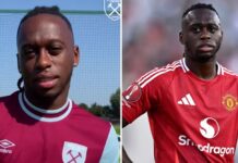 Det verkar som att Aaron Wan-Bissaka stannar kvar i Premier League efter West Hams nedflyttning