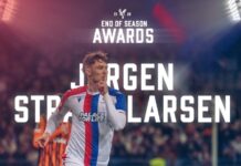 Jørgen Strand Larsens fantastiska mål kommer att gå till klubbens historia på Crystal Palace