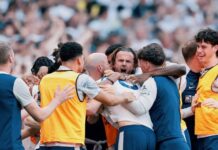 Galna scener när Tottenham räddade sin plats i Premier League!