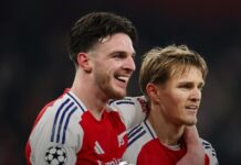 Declan Rice har uppgiften i VM att övertala den engelska stjärnan att gå till Arsenal