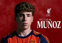 Dagen efter att ha skrivit på för Liverpool skadar sig supertalangen Victor Munoz i VM-