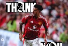 Övergång till 85 miljoner euro. Spela i 83 matcher. 12 mål. Manchester United kan äntligen vinka adjö till Jadon Sancho