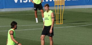 Alexander Sørloth tillbaka på träningsplanen och förbereder sig för Atlético Madrids besök i Alavés