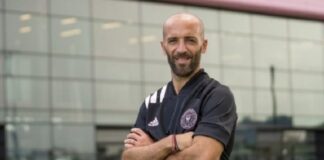 Federico Higuaín avskedad av Columbus Crew efter att ha slagit sig på läppen