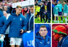 En rasande superstjärna, Cristiano Ronaldo, återvänder hem