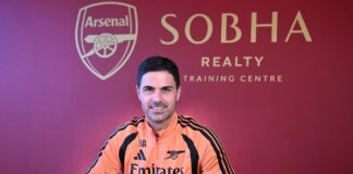 Arsenals tränare Mikel Arteta skriver på ett nytt kontrakt värdigt en mästare