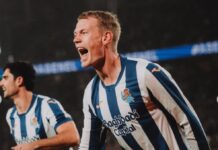”Hälften” av Premier League på läktaren för att se Orri Óskarsson ställa till med kaos i La Liga
