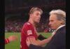 Rasmus Hojlunds möte med Jorge Jesus efter matchen mellan Portugal och Danmark blir viralt