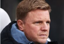 Tror att Eddie Howe som Manchester United-tränare kommer att behöva fyra januarivärvningar för mer än 165 miljoner pund